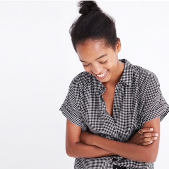Madewell Tops - Madewell Haden Plaid Central Shirt